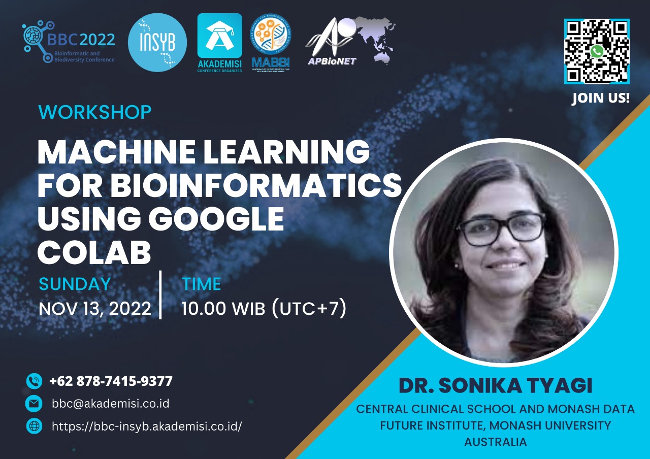 MACHINE LEARNING FOR BIOINFORMATICS USING GOOGLE COLABS